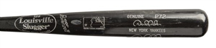 1999 Derek Jeter Game Used & Signed   Louisville Slugger P72 Model Bat (PSA/DNA GU 7.5)
